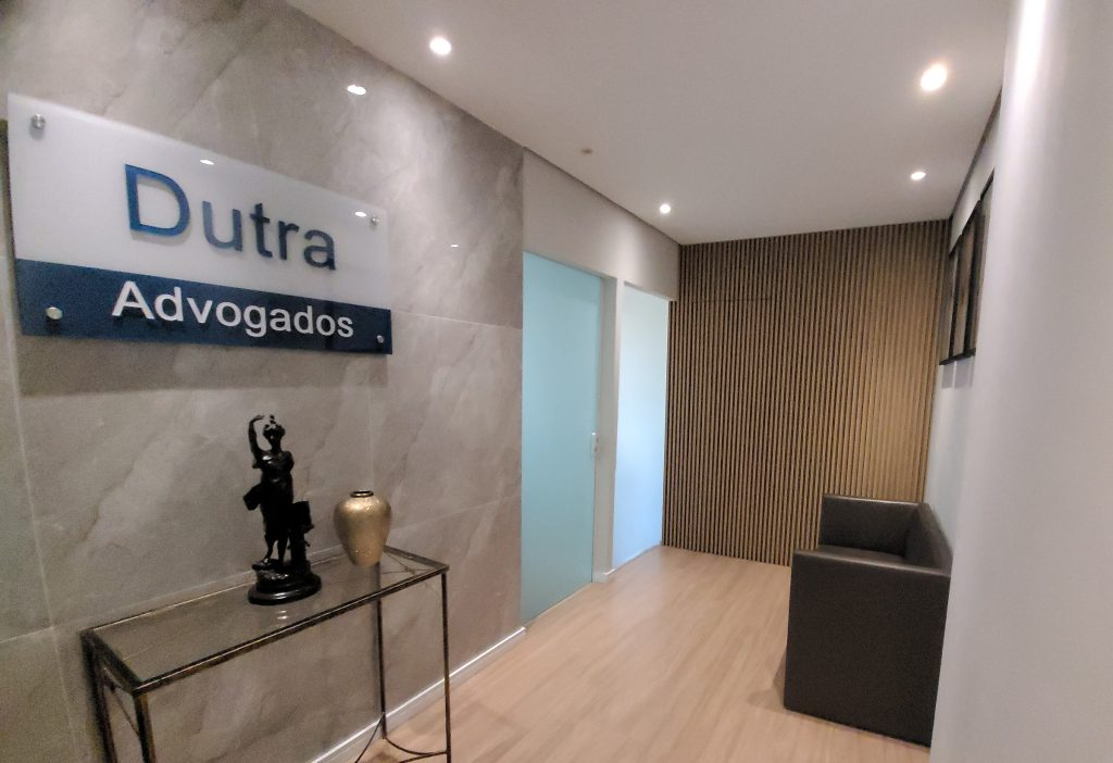 Recepção do escritório Dutra Advogados